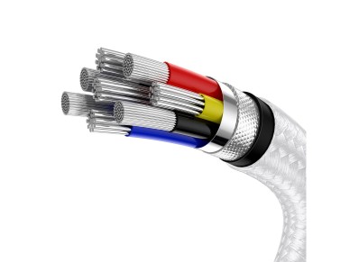 Baseus cable Cafule Metal PD USB-C - USB-C 1,0 m white 100W