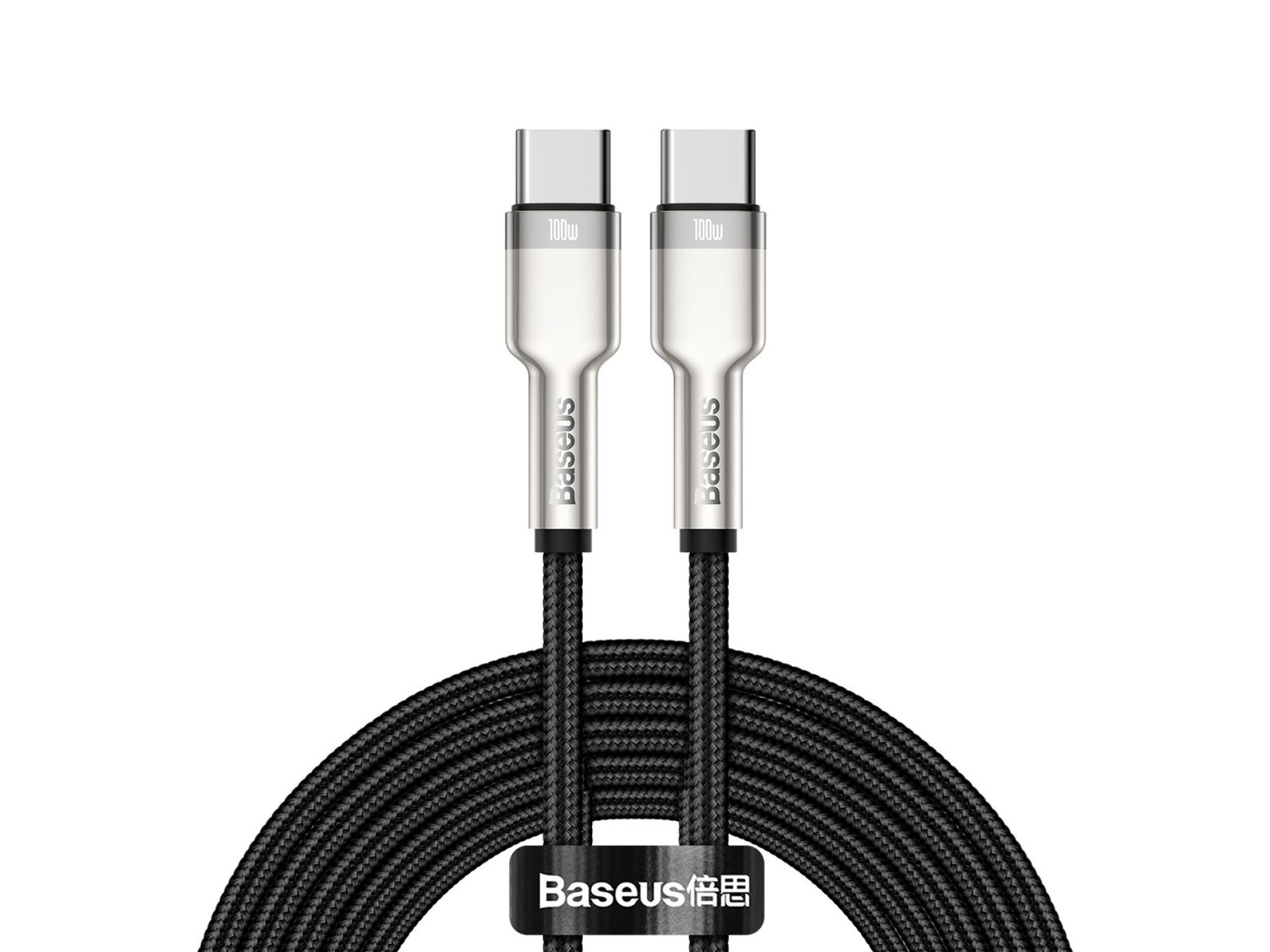 Baseus cable Cafule Metal PD USB-C - USB-C 2,0 m black 100W