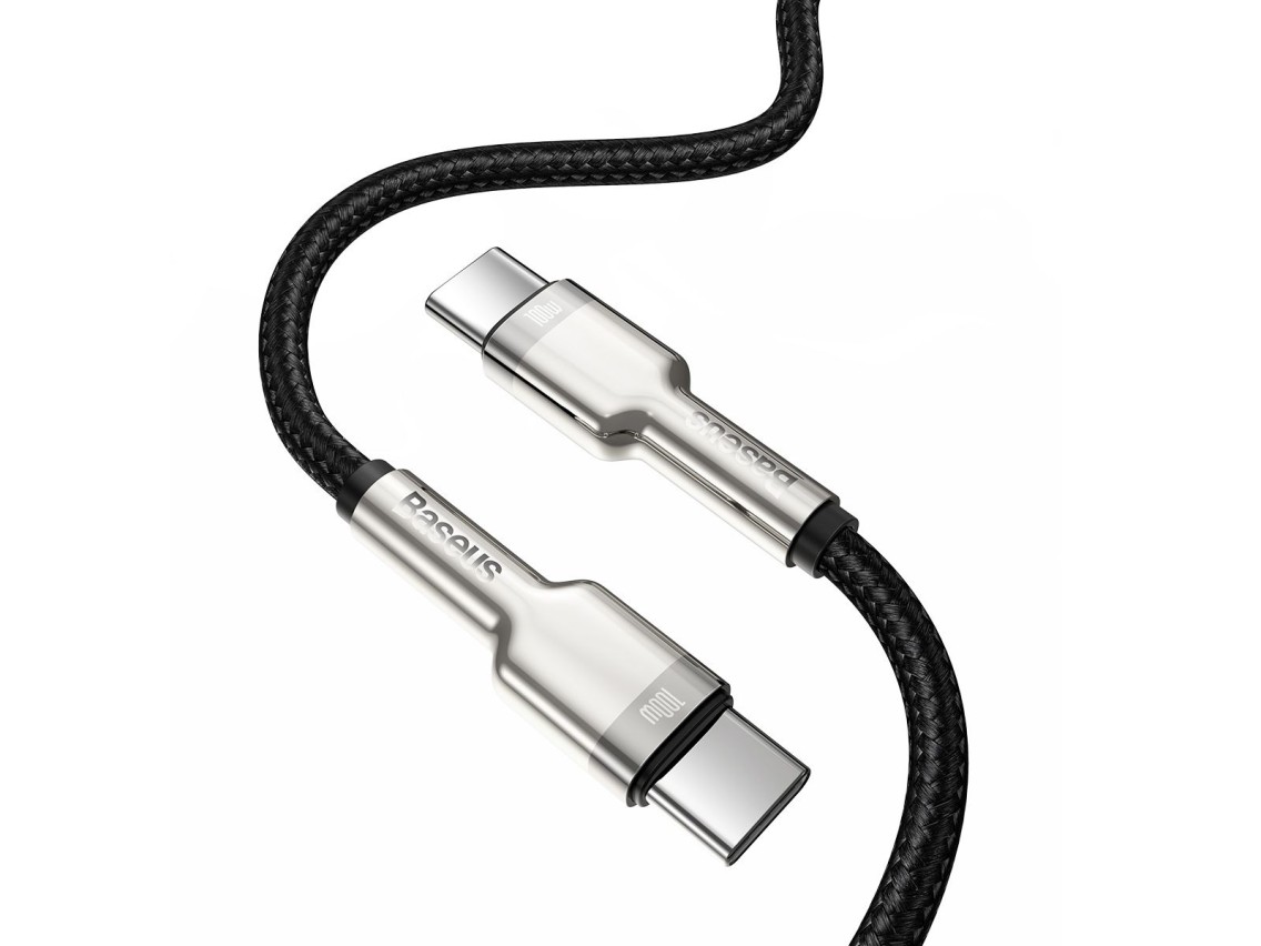 Baseus cable Cafule Metal PD USB-C - USB-C 2,0 m black 100W