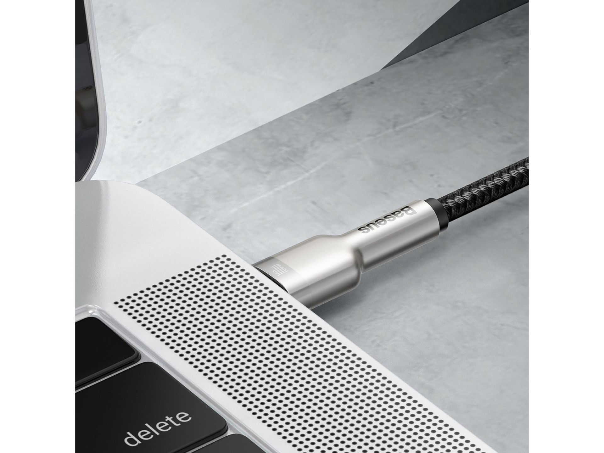 Baseus cable Cafule Metal PD USB-C - USB-C 2,0 m black 100W