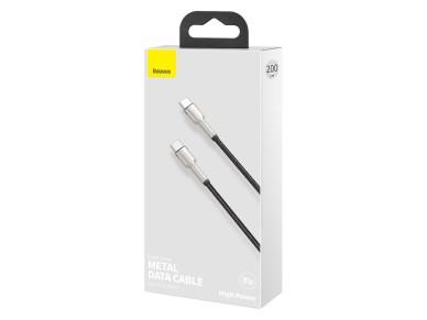 Baseus cable Cafule Metal PD USB-C - USB-C 2,0 m black 100W