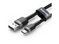 Cable Baseus Cafule USB-C 3m 2A gris-negro Cable Baseus Cafule USB-C 3m 2A gris-negro