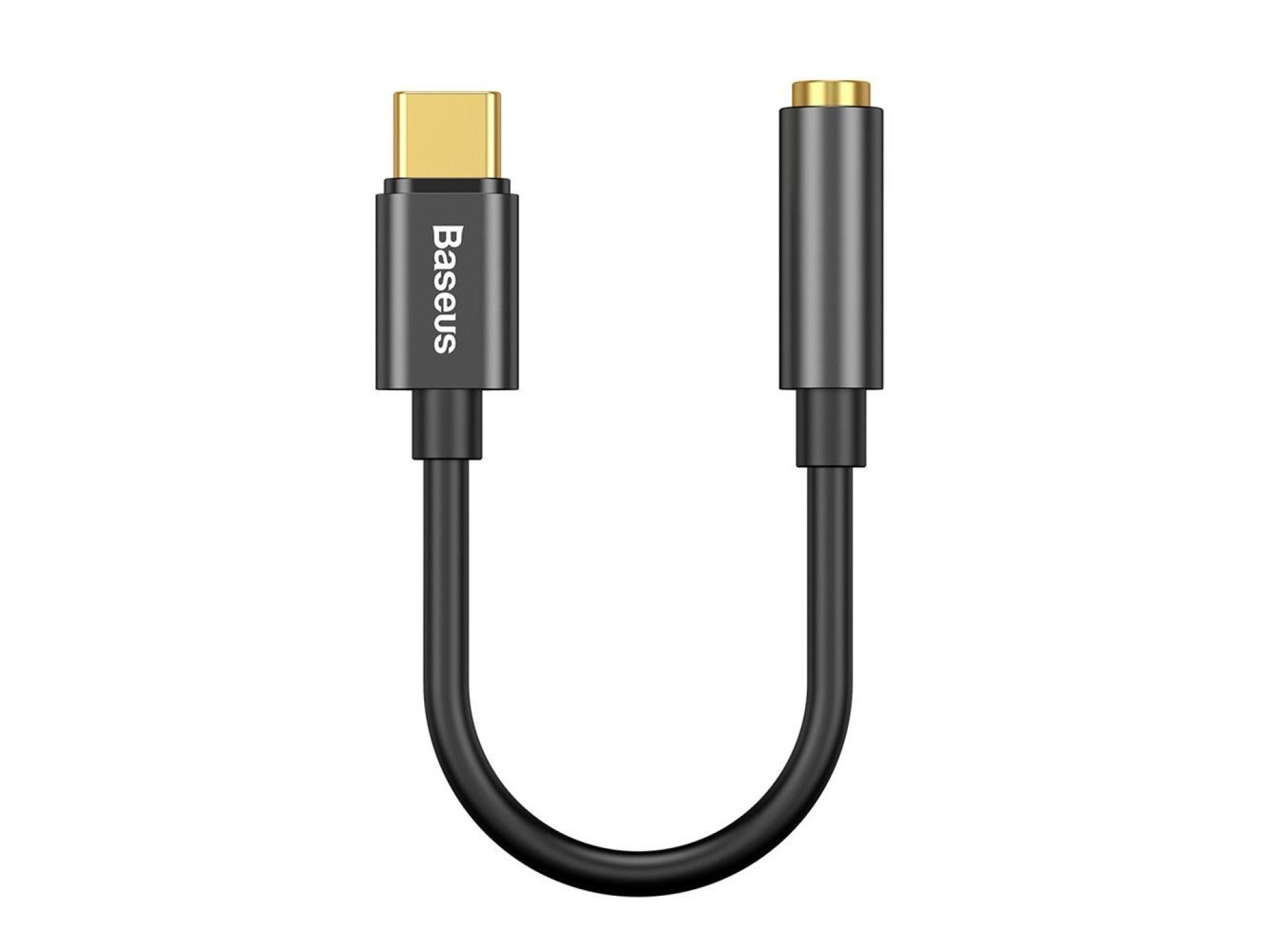 Adaptador Baseus L54 USB-C para jack 3,5 mm preto