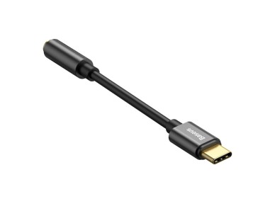 Adaptador Baseus L54 USB-C a jack de 3,5 mm negro