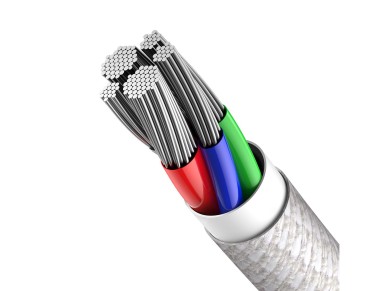 Cable Baseus de alta densidad PD USB-C - Lightning 1,0 m blanco 20 W