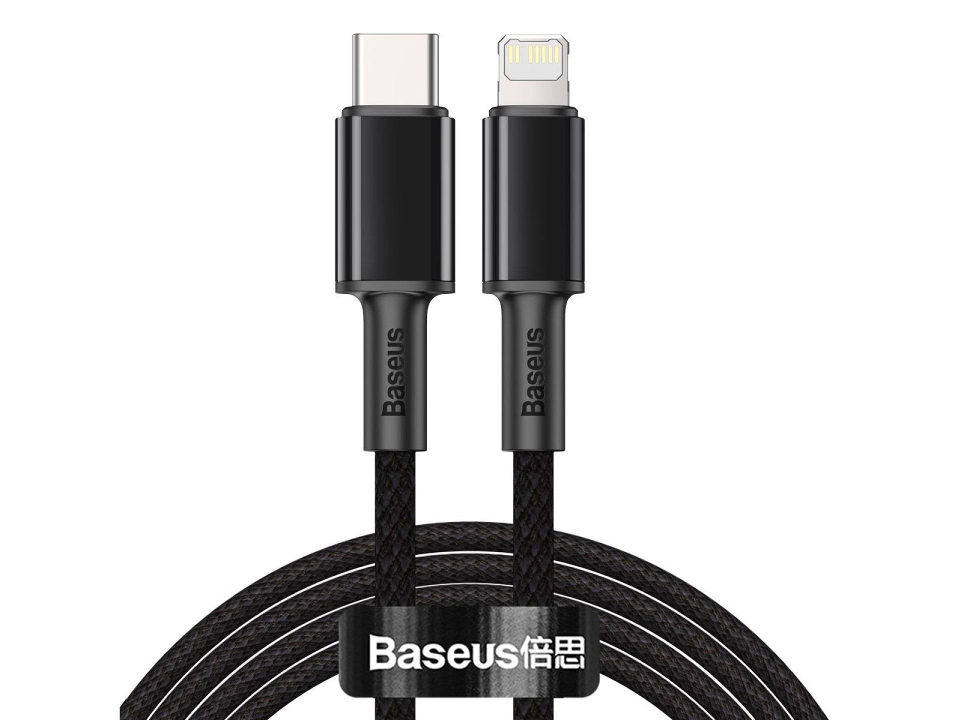 Cabo Baseus High Density PD USB-C - Lightning 2,0 m preto 20W