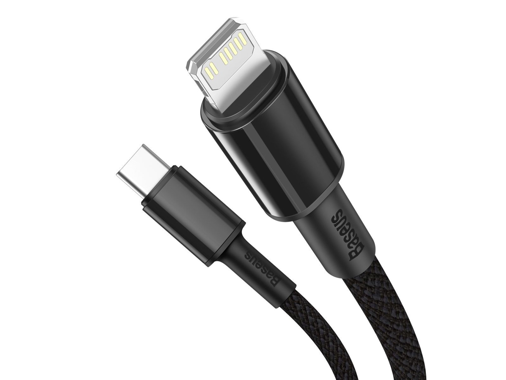 Cabo Baseus High Density PD USB-C - Lightning 2,0 m preto 20W