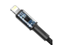 Cabo Baseus High Density PD USB-C - Lightning 2,0 m preto 20W Cabo Baseus High Density PD USB-C - Lightning 2,0 m preto 20W