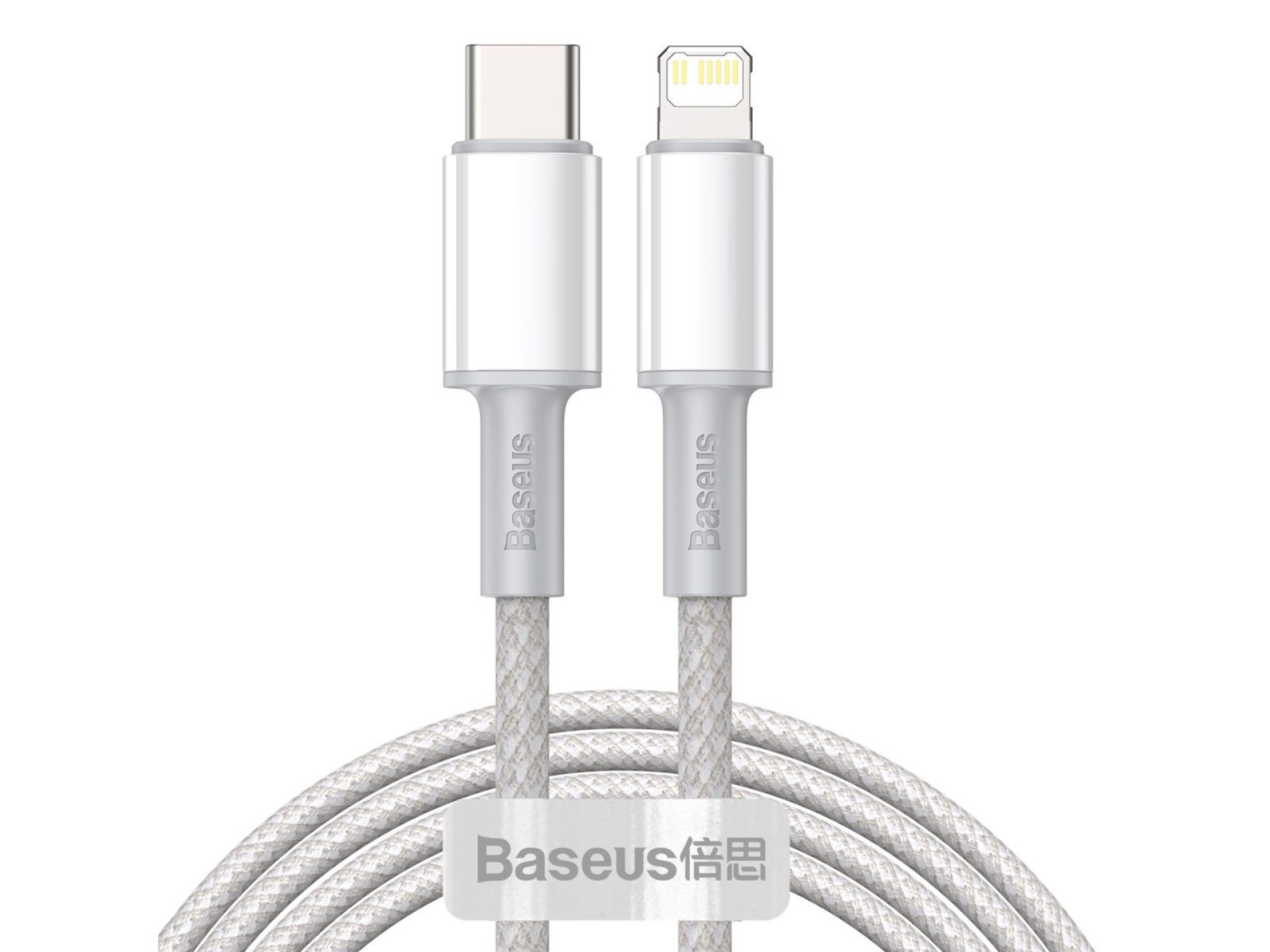 Baseus cable High Density PD USB-C - Lightning 2,0 m white 20W