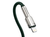 Cabo Baseus Cafule Metal PD USB-C - Lightning 1,0 m verde 20W Cabo Baseus Cafule Metal PD USB-C - Lightning 1,0 m verde 20W