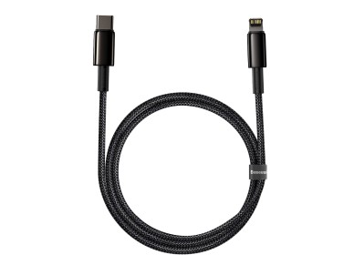 Baseus cable Tungsten PD USB-C - Lightning 1,0 m black 20W Baseus cable Tungsten PD USB-C - Lightning 1,0 m black 20W