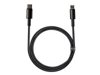 Cable Baseus Tungsten PD USB-C - Lightning 1,0 m negro 20 W
