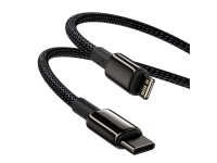 Cable Baseus Tungsten PD USB-C - Lightning 2,0 m negro 20 W Cable Baseus Tungsten PD USB-C - Lightning 2,0 m negro 20 W