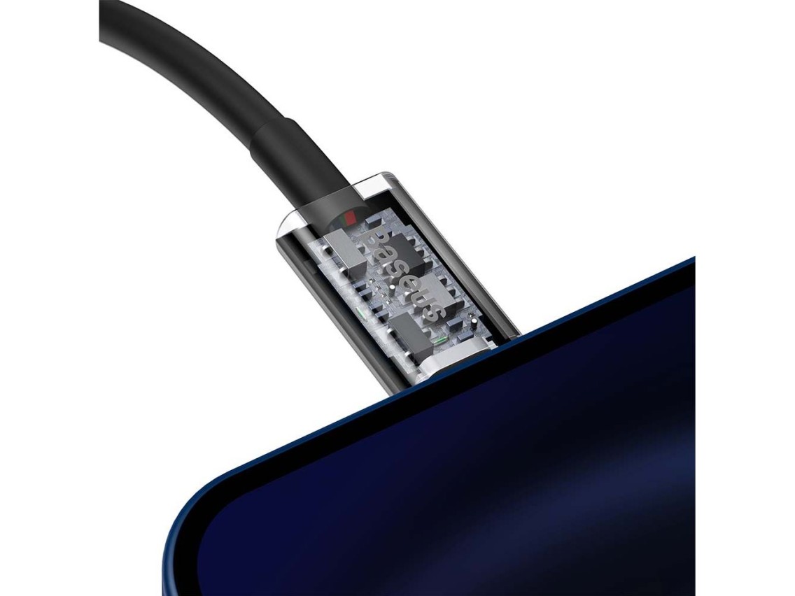 Cable Baseus Superior PD USB-C - Lightning 1,0 m negro 20 W