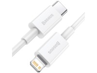 Cable Baseus Superior PD USB-C - Lightning 1,5 m blanco 20 W Cable Baseus Superior PD USB-C - Lightning 1,5 m blanco 20 W