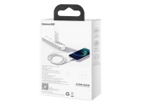 Cable Baseus Superior PD USB-C - Lightning 1,5 m blanco 20 W Cable Baseus Superior PD USB-C - Lightning 1,5 m blanco 20 W