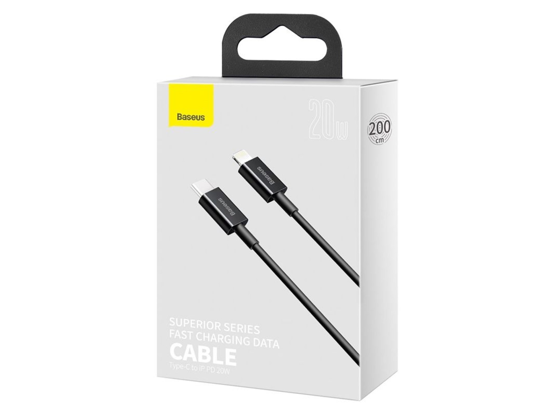 Baseus Baseus Superior PD USB-C - Lightning 2,0 m negro 20 W