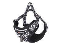 Dogness cat leash 1,5m+harness walking set (black and white) Dogness cat leash 1,5m+harness walking set (black and white)