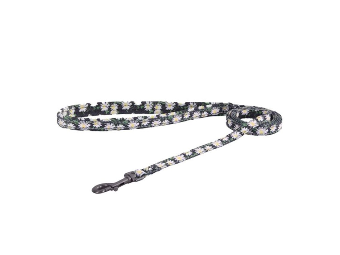 Cat set Dogness harness and leash 1,5m (Daisy Black)