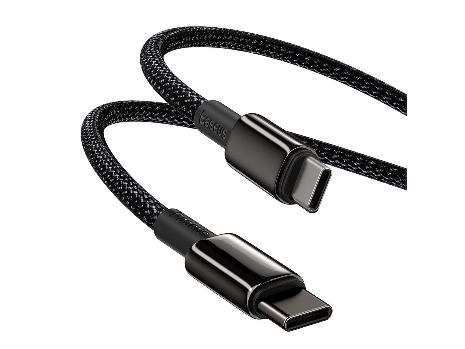 Cable Baseus Tungsten PD USB-C - USB-C 2,0 m negro 100 W