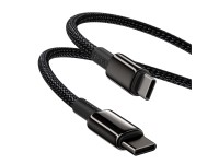 Cable Baseus Tungsten PD USB-C - USB-C 2,0 m negro 100 W Cable Baseus Tungsten PD USB-C - USB-C 2,0 m negro 100 W