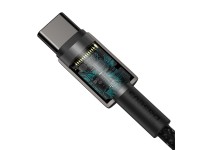 Cable Baseus Tungsten PD USB-C - USB-C 2,0 m negro 100 W Cable Baseus Tungsten PD USB-C - USB-C 2,0 m negro 100 W