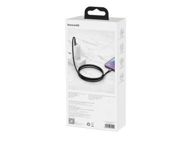 Cable Baseus Tungsten PD USB-C - USB-C 2,0 m negro 100 W
