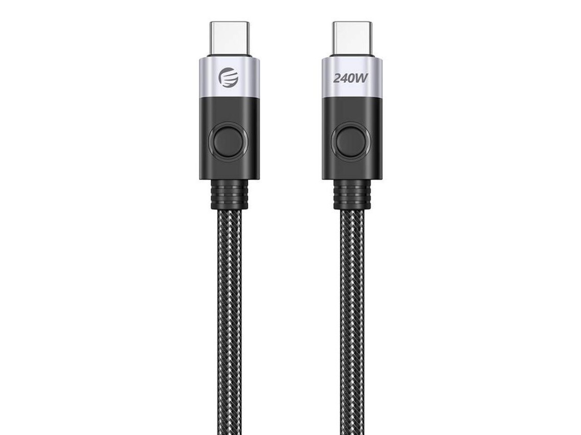 Cable de carga USB-C a USB-C Orico de 240 W, 1 m (negro)