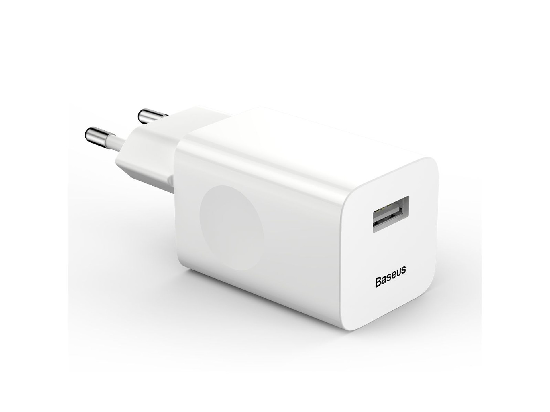 Cargador de pared Baseus QC 3.0 1x USB 3A blanco