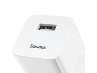 Cargador de pared Baseus QC 3.0 1x USB 3A blanco Cargador de pared Baseus QC 3.0 1x USB 3A blanco