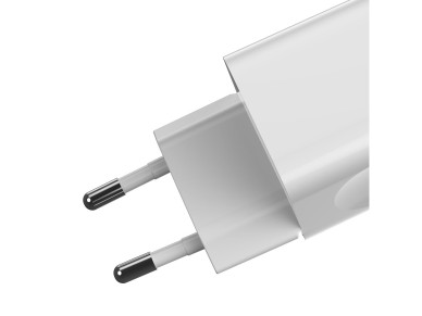 Cargador de pared Baseus QC 3.0 1x USB 3A blanco
