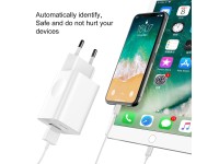 Cargador de pared Baseus QC 3.0 1x USB 3A blanco Cargador de pared Baseus QC 3.0 1x USB 3A blanco