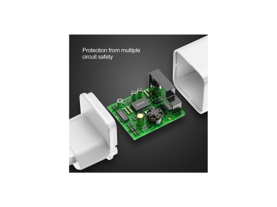 Cargador de pared Baseus QC 3.0 1x USB 3A blanco