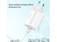 Cargador de pared Baseus QC 3.0 1x USB 3A blanco Cargador de pared Baseus QC 3.0 1x USB 3A blanco