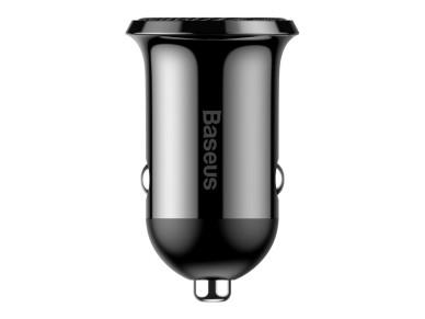 Cargador de coche Baseus Grain Pro 2x USB 4,8A negro