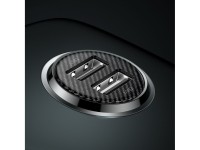 Cargador de coche Baseus Grain Pro 2x USB 4,8A negro Cargador de coche Baseus Grain Pro 2x USB 4,8A negro