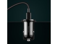 Cargador de coche Baseus Grain Pro 2x USB 4,8A negro Cargador de coche Baseus Grain Pro 2x USB 4,8A negro