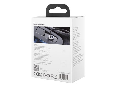 Cargador de coche Baseus Grain Pro 2x USB 4,8A blanco