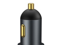 Carregador de carro Baseus Share Together PD 120W 1x USB 1x USB-C cinza com tomada para acendedor de Carregador de carro Baseus Share Together PD 120W 1x USB 1x USB-C cinza com tomada para acendedor de