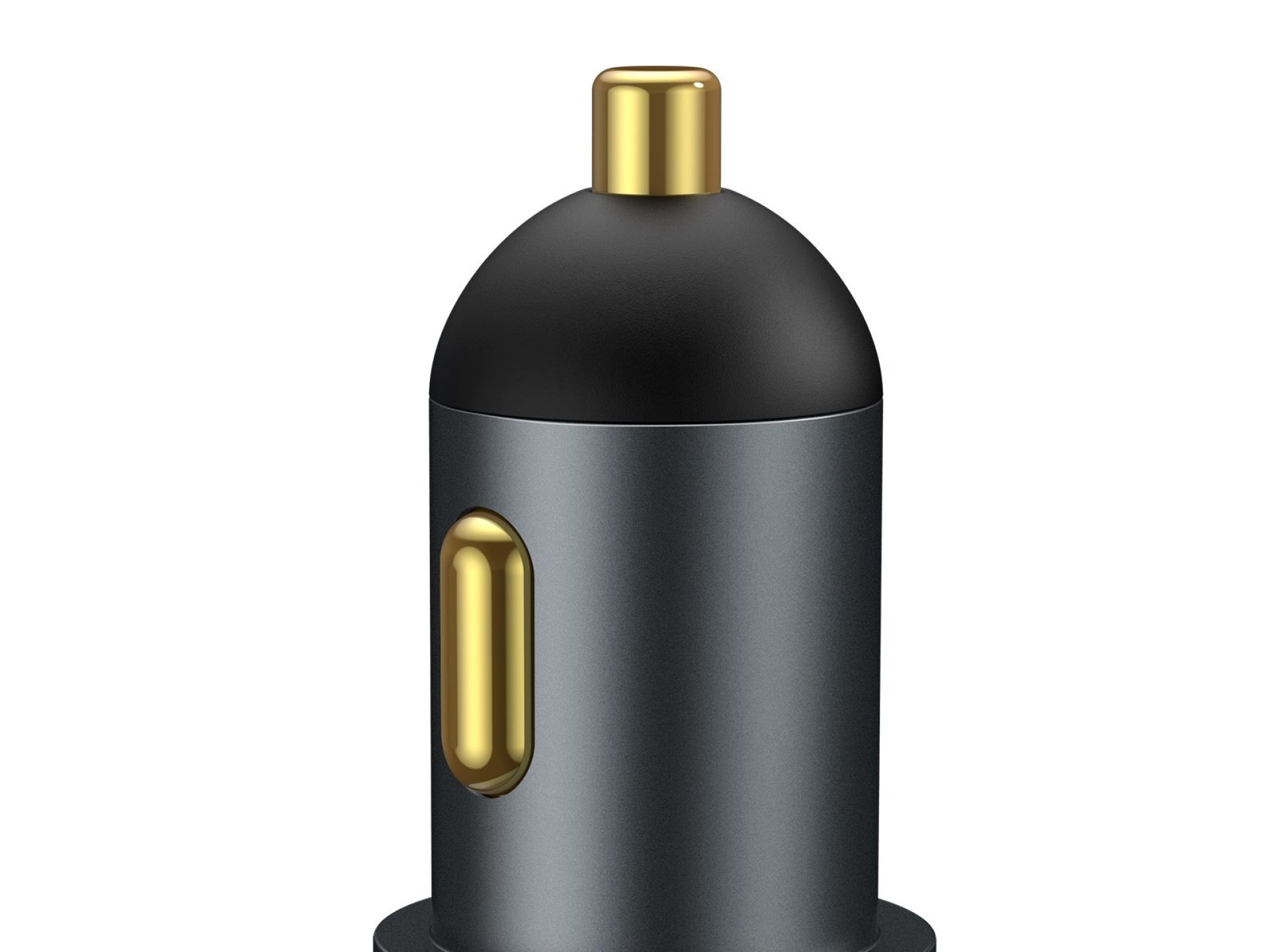 Carregador de carro Baseus Share Together PD 120W 1x USB 1x USB-C cinza com tomada para acendedor de