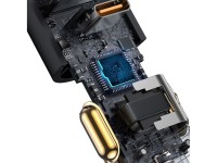 Carregador de carro Baseus Share Together PD 120W 1x USB 1x USB-C cinza com tomada para acendedor de Carregador de carro Baseus Share Together PD 120W 1x USB 1x USB-C cinza com tomada para acendedor de