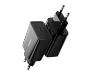 Baseus wall charger Speed Mini PD 20W 1x USB-C black Baseus wall charger Speed Mini PD 20W 1x USB-C black