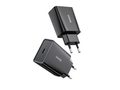 Cargador de pared Baseus Speed Mini PD 20W 1x USB-C negro