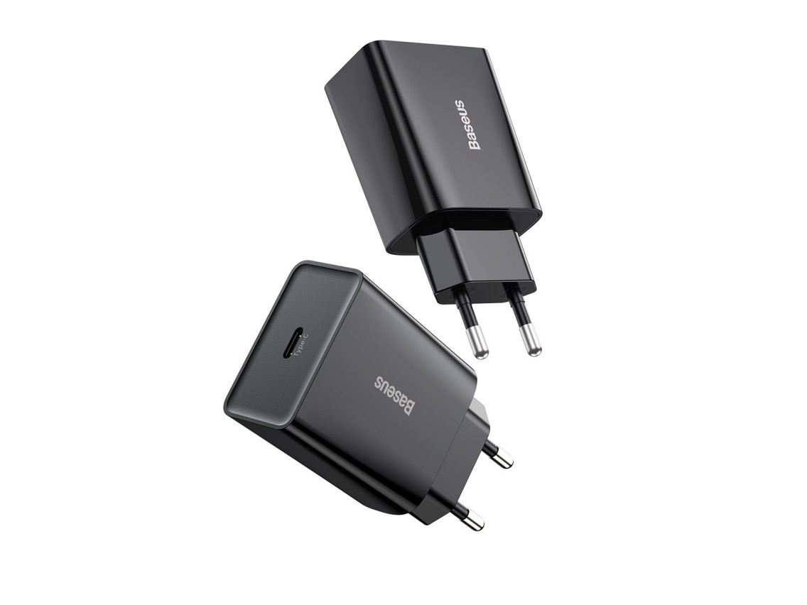 Baseus wall charger Speed Mini PD 20W 1x USB-C black