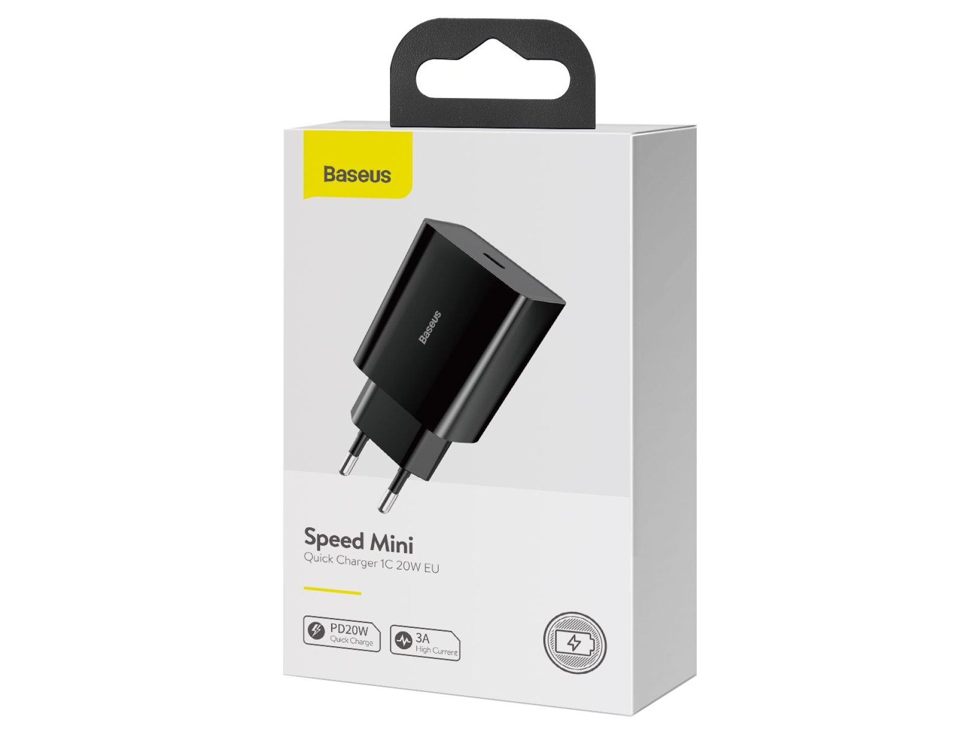 Baseus wall charger Speed Mini PD 20W 1x USB-C black