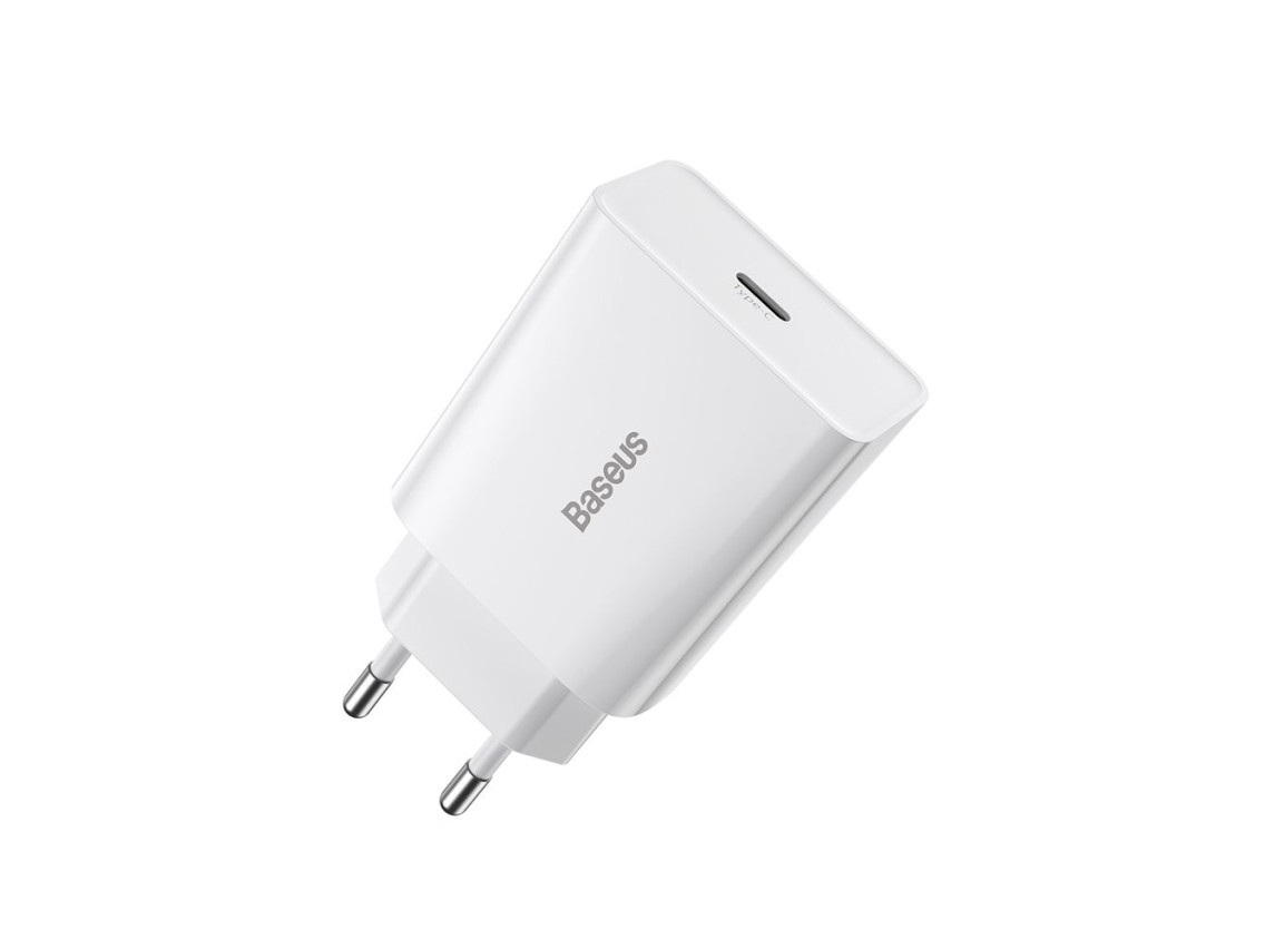 Baseus wall charger Speed Mini PD 20W 1x USB-C white