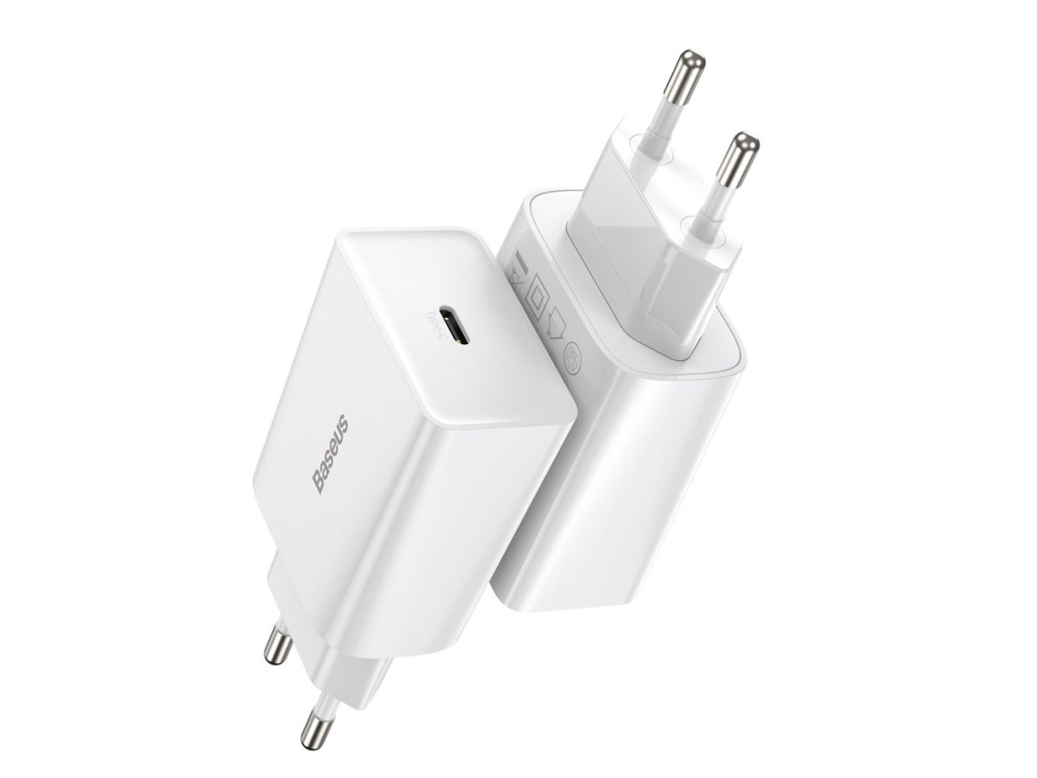 Baseus wall charger Speed Mini PD 20W 1x USB-C white
