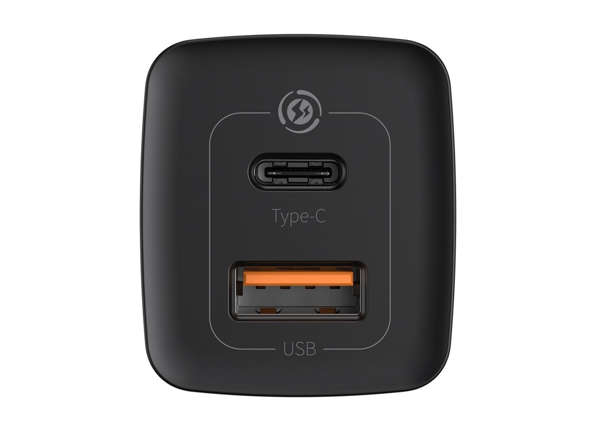 Baseus wall charger GaN2 Lite PD 65W 1x USB-C 1x USB black