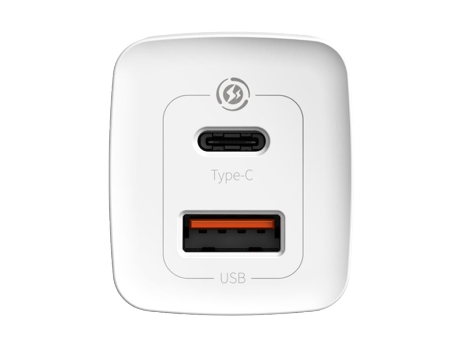 Baseus wall charger GaN2 Lite PD 65W 1x USB-C 1x USB white
