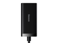 Cargador de pared Baseus GaN3 Pro 100W 2x USB-C 2x USB negro